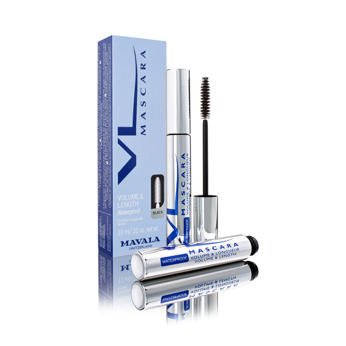 MASCARA VL VOLUME & LENGTH BLACK WATERPROOF 10 ML