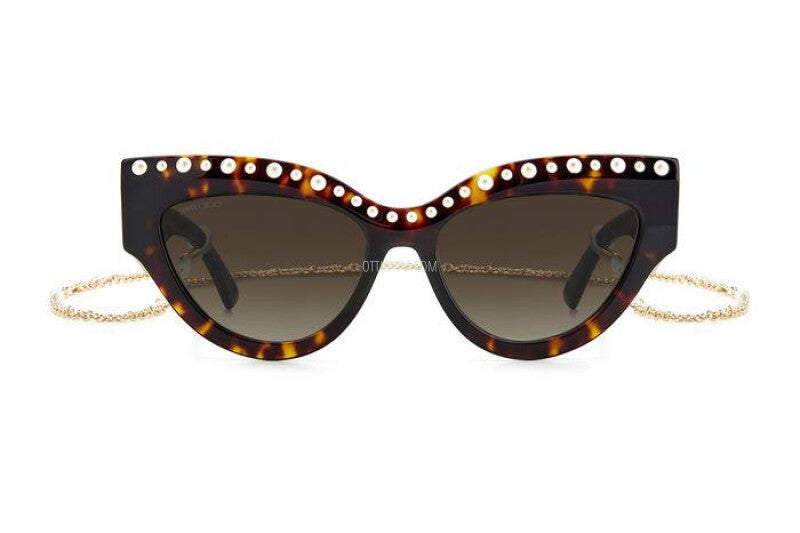 JIMMY CHOO SUNGLASSES 2023 BROWN