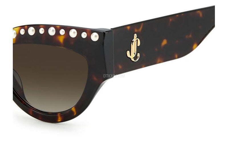 JIMMY CHOO SUNGLASSES 2023 BROWN