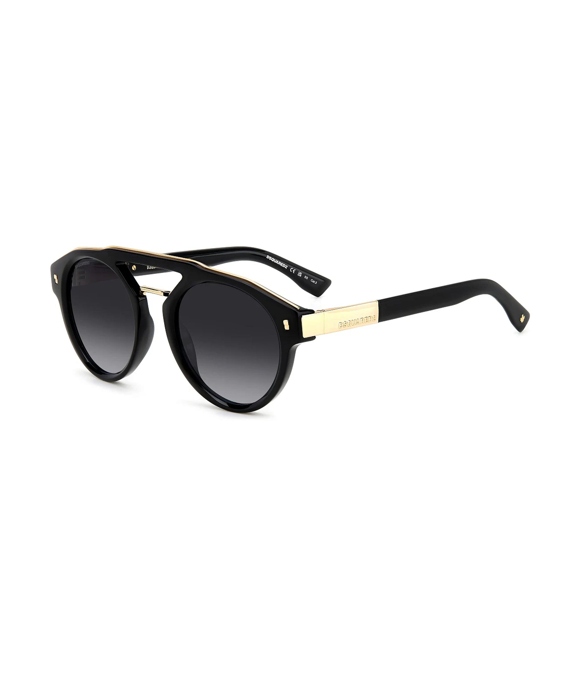 DSQUARED2 SUNGLASSES BLACK / GOLD
