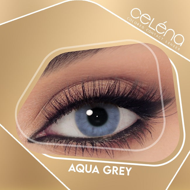 سيلينا عدسات لاصقة اكوا جرى يوميه