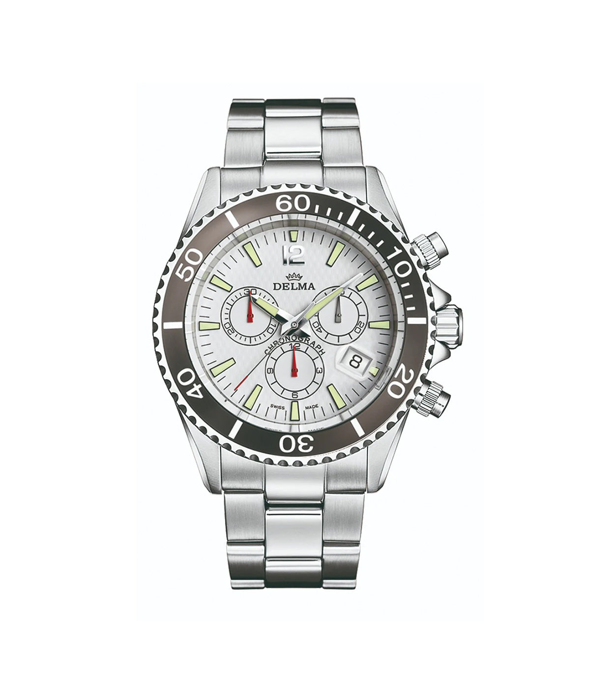 ساعة ديلما سويسرى رجالي ستيل