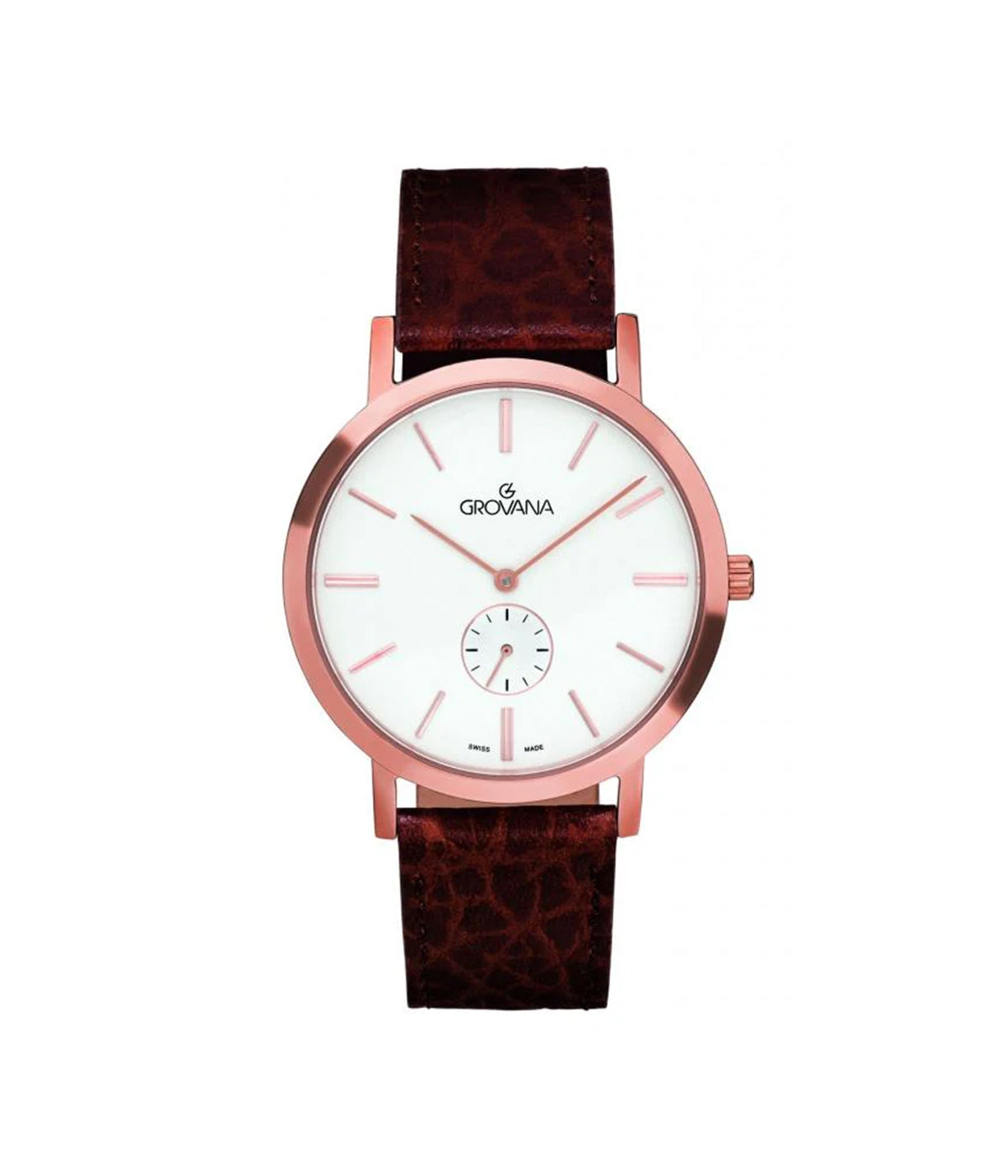 SWISS MADE MAN WATCH STEEL GOLD