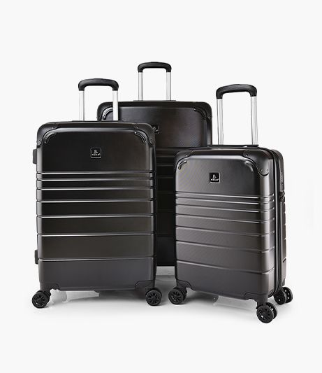 MAGELLAN LUGGAGE SET 3 ABS+PC BLACK
