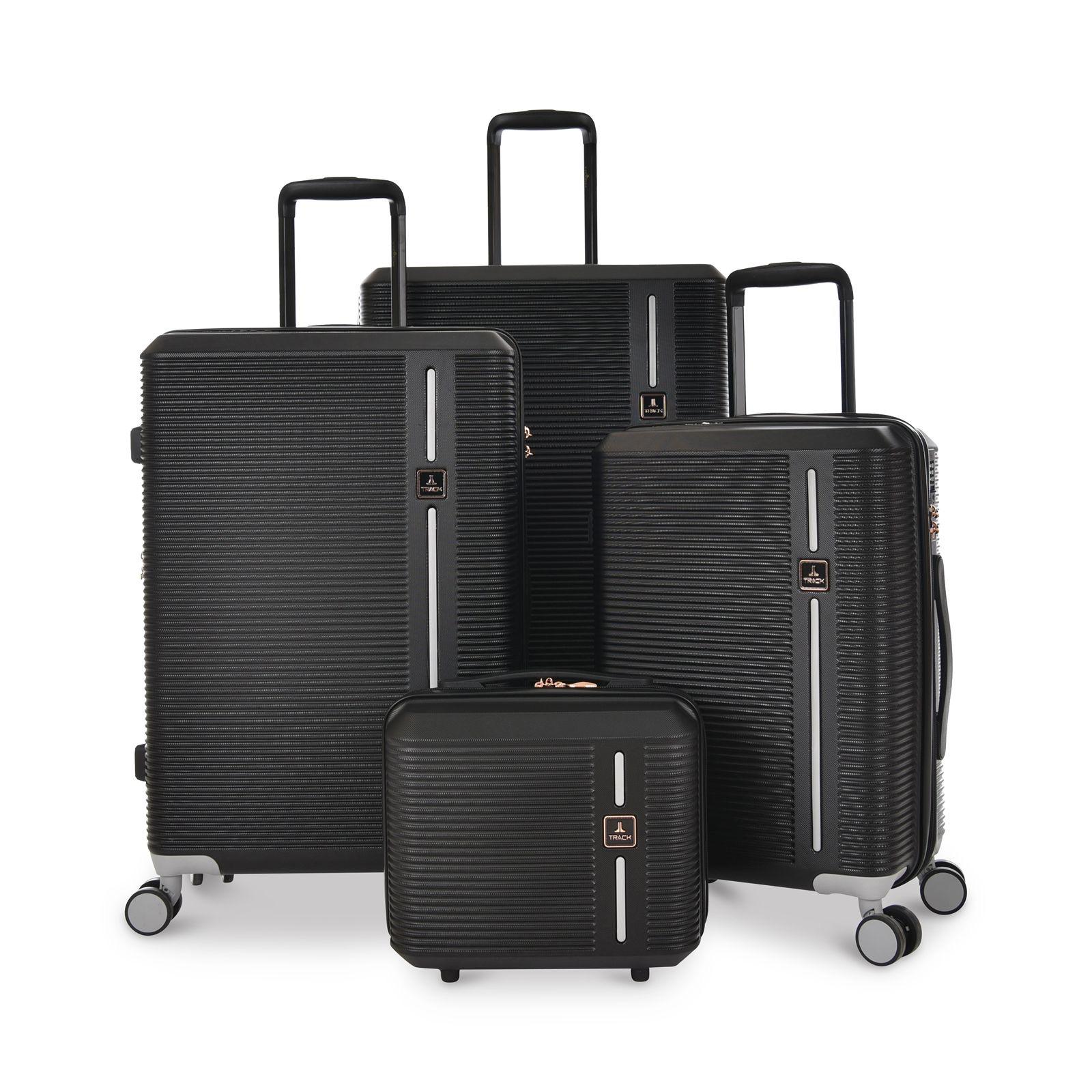 ABS LUGGAGE SET 4 BLACK