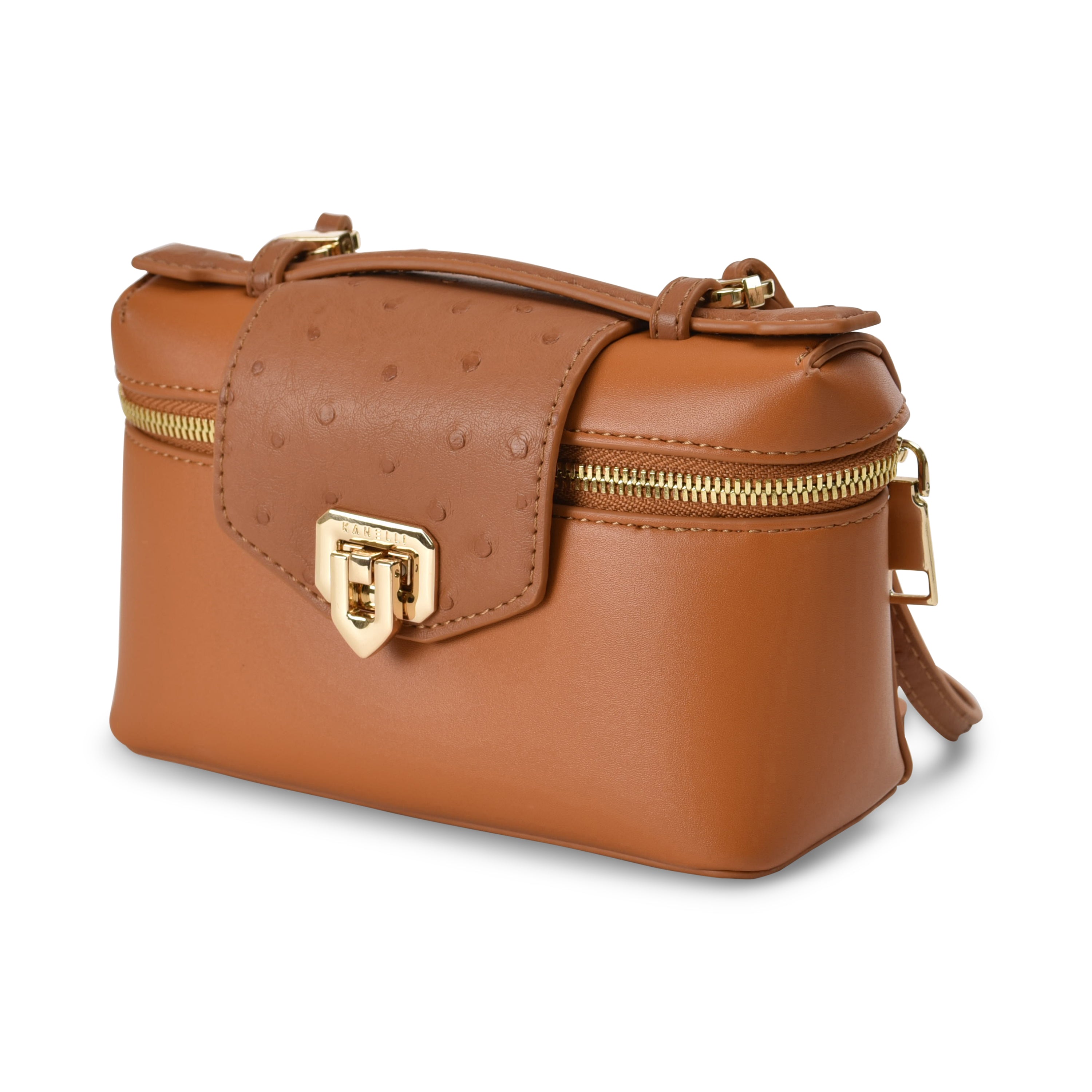 LADIES BAG BROWN-(S)