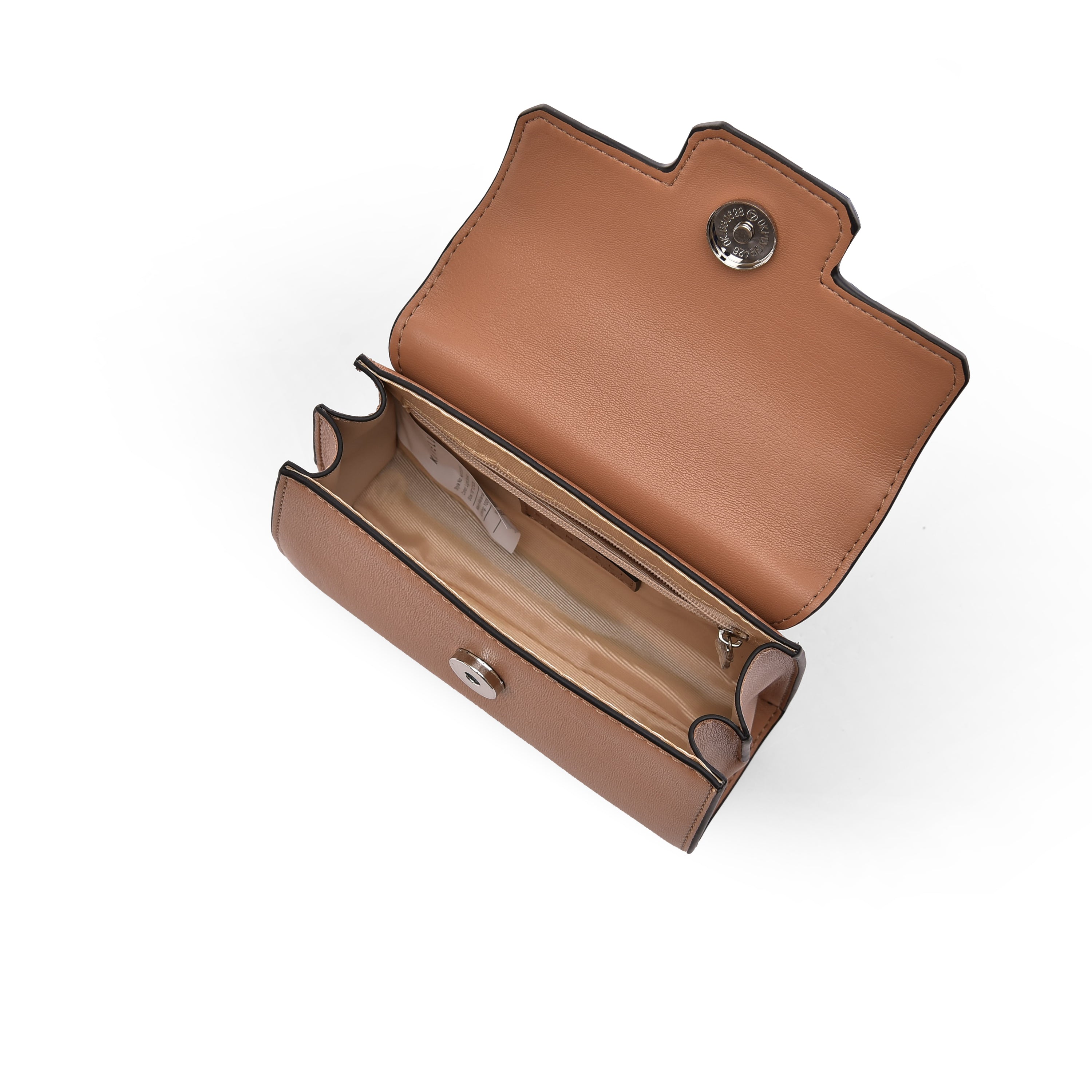 LADIES BAG L BROWN -1