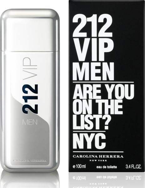CAROLINA HERRERA 212 VIP MEN EAU DE TOILETTE SPRAY 100 ML