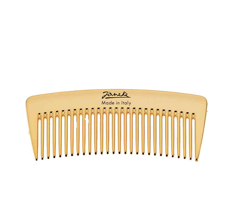 ITALY HAIR COMB GOLD - MEDIUM SIZE