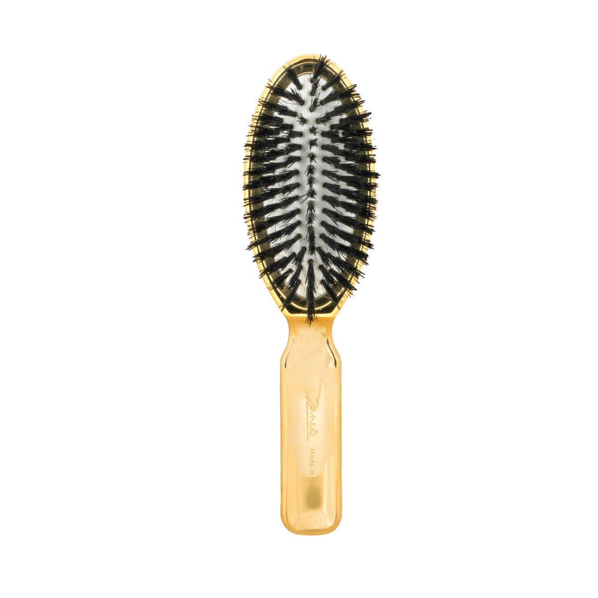 JANEKE HAIR BRUSH GOLDEN COLOR - SMALL SIZE