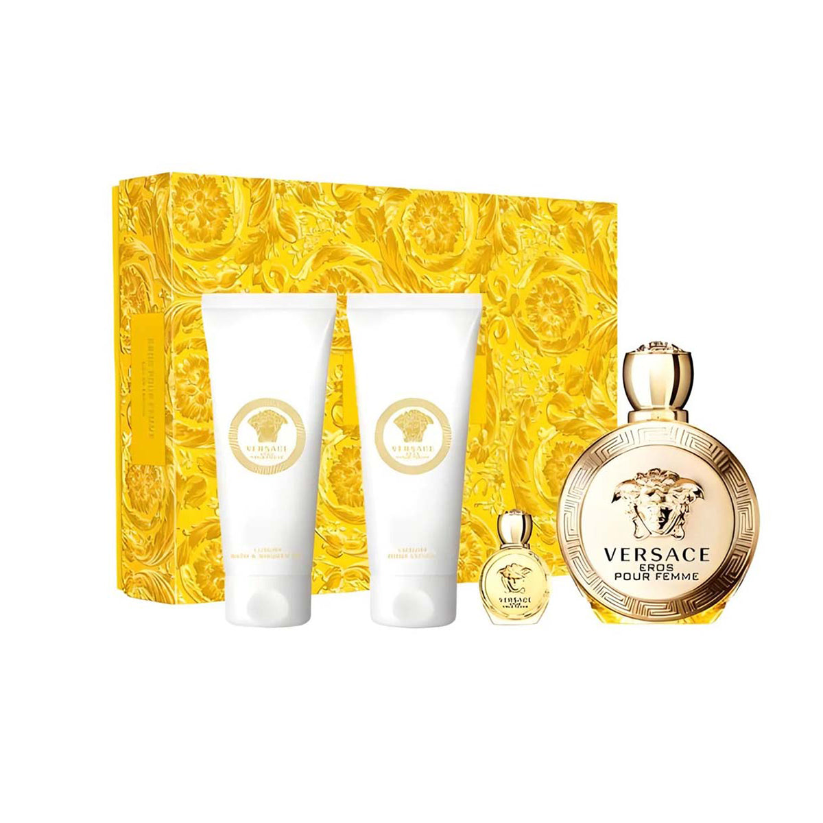 مجموعة فرزاتشي ايروس النسائي او دو بارفيوم (عطر 100مل+بودي لوشن 150مل+عينة 10مل)