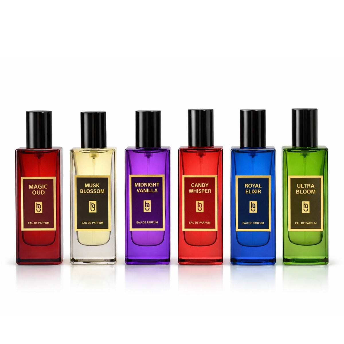 مجموعة هالة 6 عطور فاخرة من قزاز اودي برفيوم 30*6