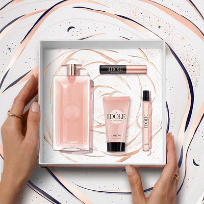 LANCOME IDOLE GIFT SET PERFUME 100ML+ SAMPLE 10ML+BODY CREAM