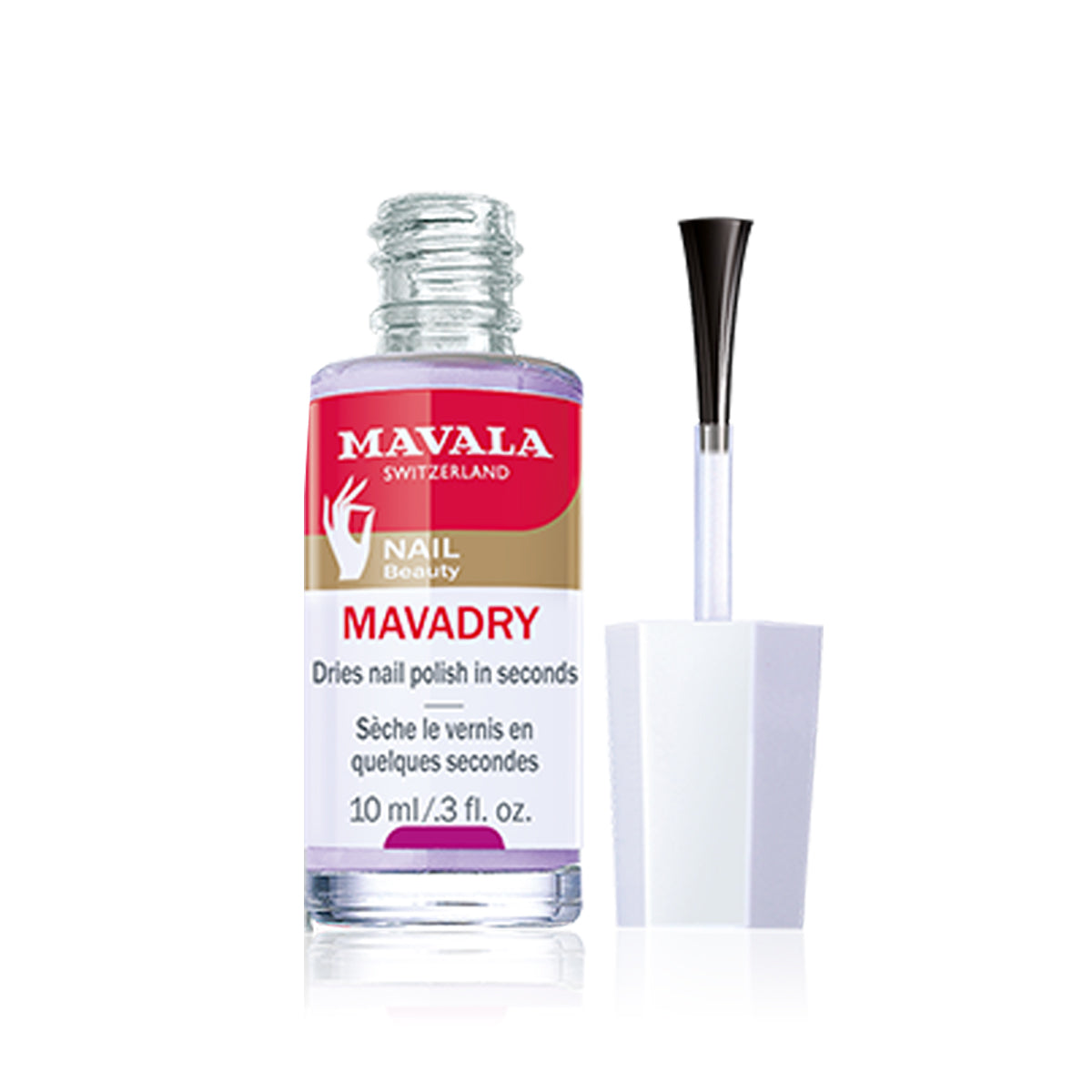 مافالا مجفف طلائ أظافر بفرشاة