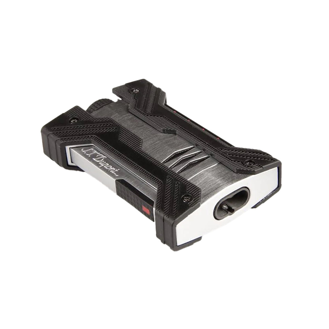 ولاعه ديبون فاخره إحترافيه شعله مضاعفة حادة لون كروم