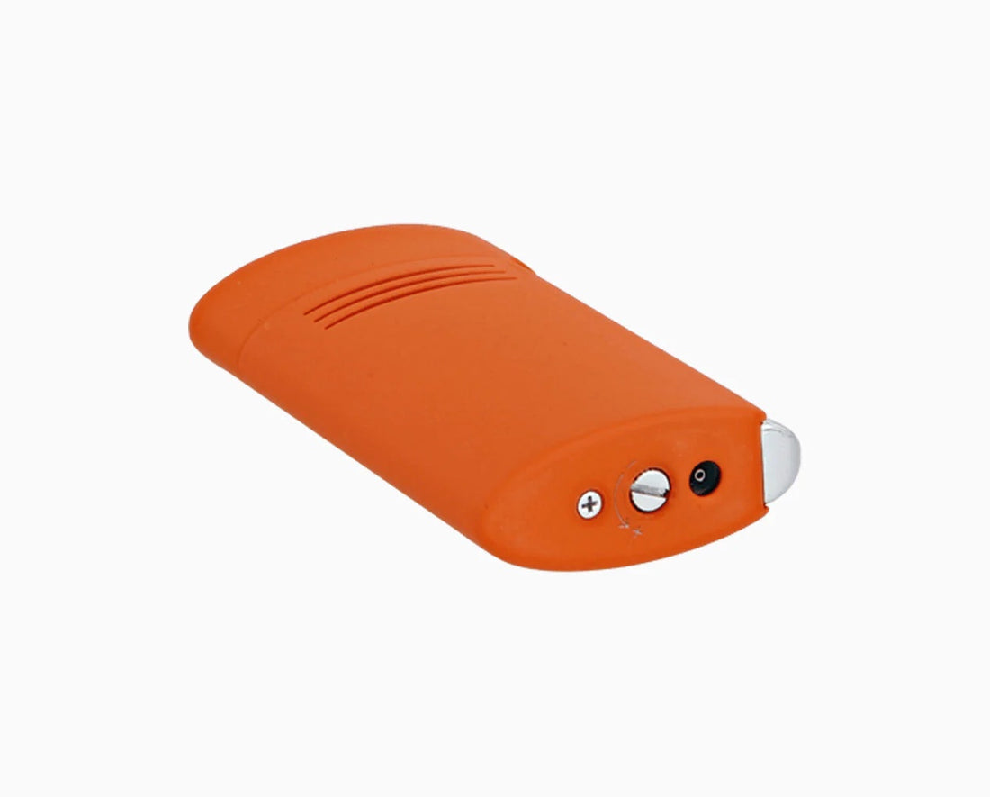 ولاعه ديبون فاخره لون برتقالي مطفي