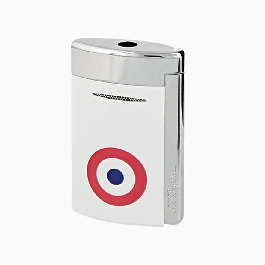 S.T. DUPONT LUXURY NEW MINIJET WHITE ROSE LIGHTER