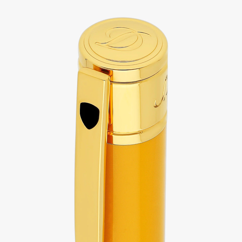 S.T DUPONT LUXURY INITIAL BP PEN YELLOW AND GOLD