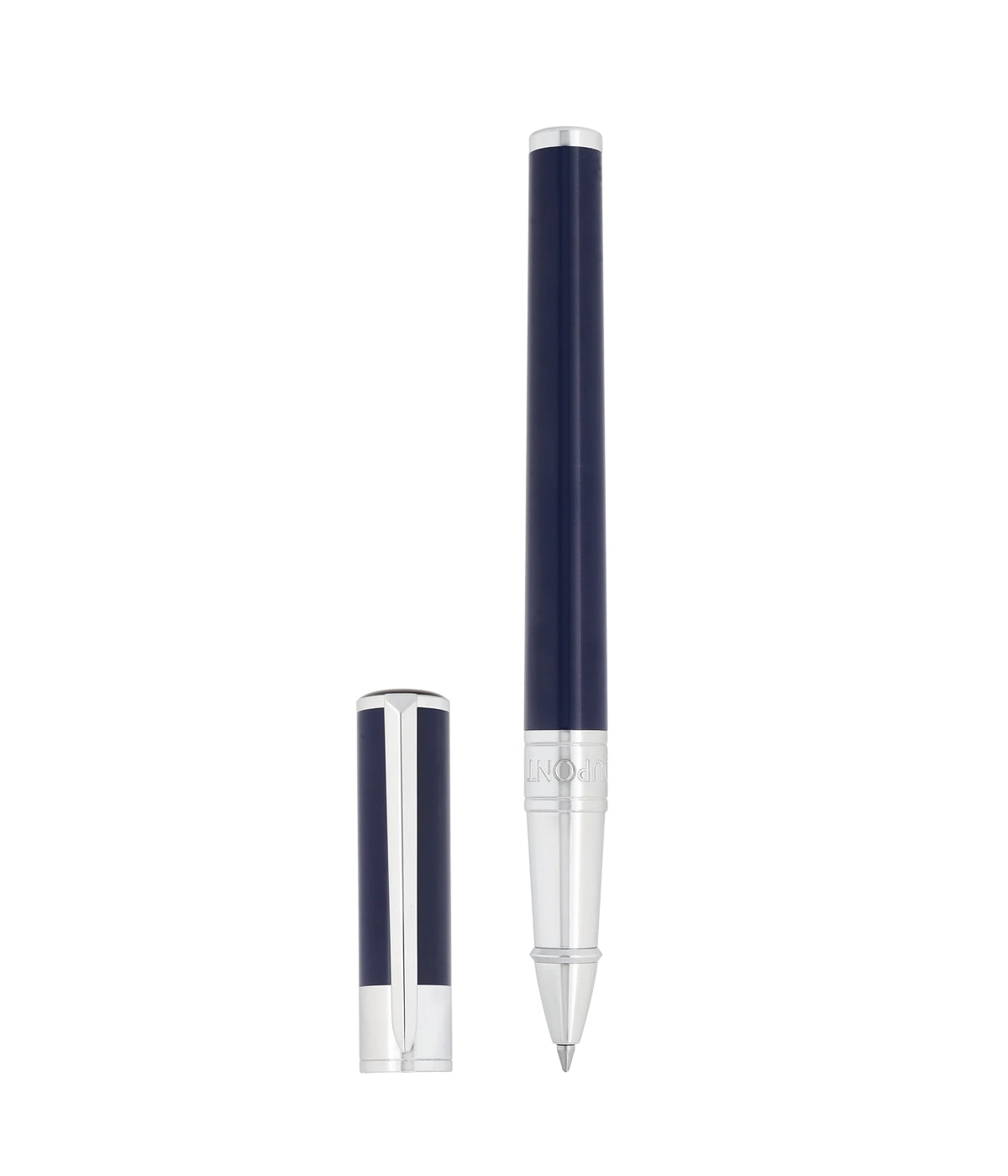 WI INITIAL ROLLER BALL PEN BLUE CHROME