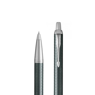 قلم باركر جاف جي تي ضغاط لون اخضر غامق