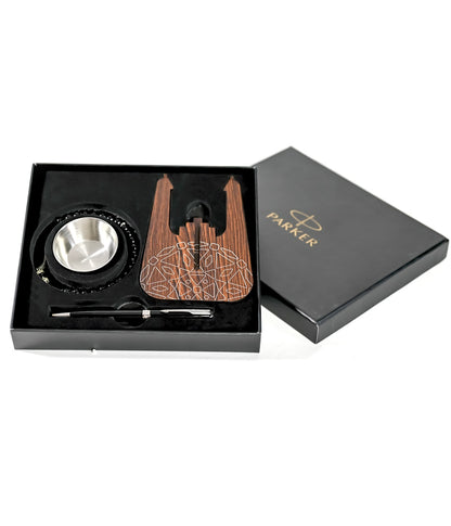 BLACK SET B.PEN &amp; ROSARY &amp; INCENSE BURNER