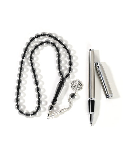 طقم اقلام باركر سبحه &amp; قلم جاف سائل &amp; مبخره