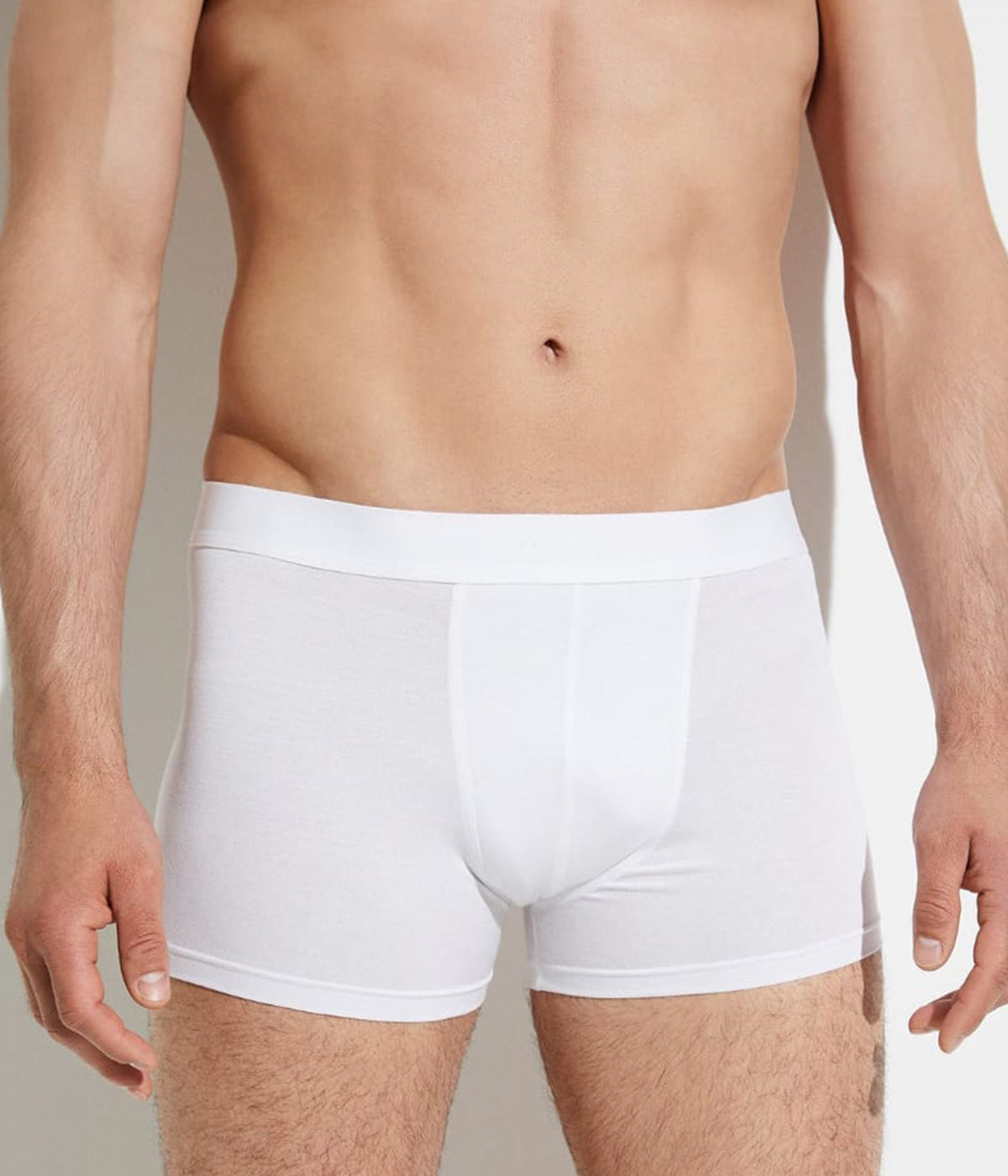 PURENESS BOXER BRIEFS / TRUNK - WHITE L
