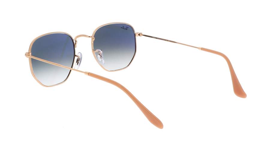 HEXAGONAL SUNGLASSES RB 3548 001/3F BLUE