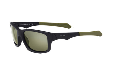 POLAR SUNGLASS BLACK SUPER POLARIZED LENSES