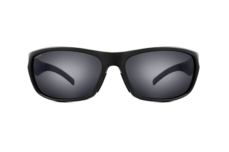 POLAR SUNGLASS BLACK SUPER POLARIZED LENSES