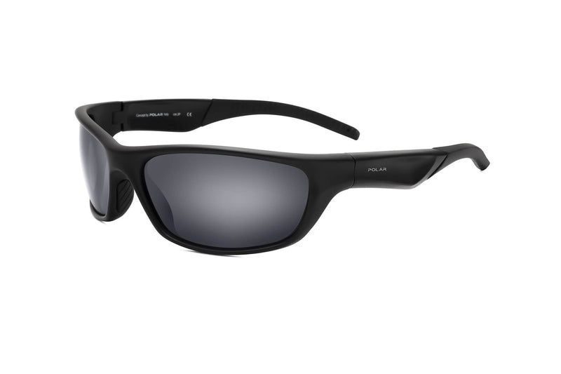 POLAR SUNGLASS BLACK SUPER POLARIZED LENSES