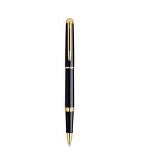 HEMISPHERE ROLLERBALL PEN BLACK & GOLDEN COLOR