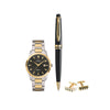 GIFT SET 3 PCS SWISS WATCH+ PEN+CUF