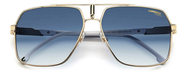 CARRERA SUNGLASSES GOLD WITH L BLUE SHADE