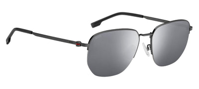 HUGO BOSS SUNGLASSES 2023 MATTE DARK RUTHENIUM