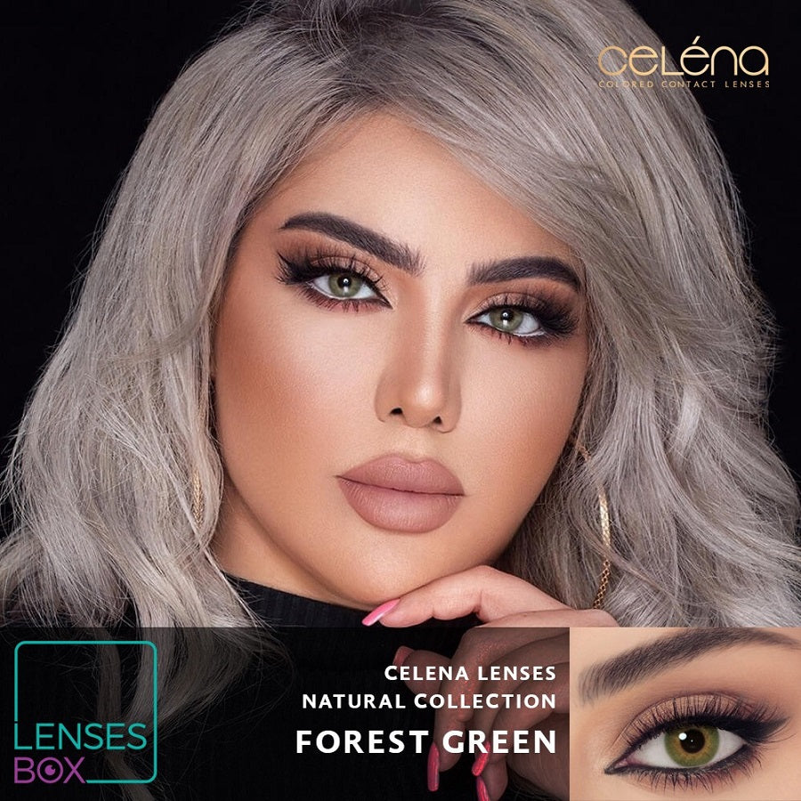 CELENA CONT LENS FOREST GREEN