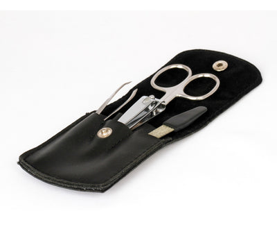 JANEKE MANICURE SET BLACK 4 PCS