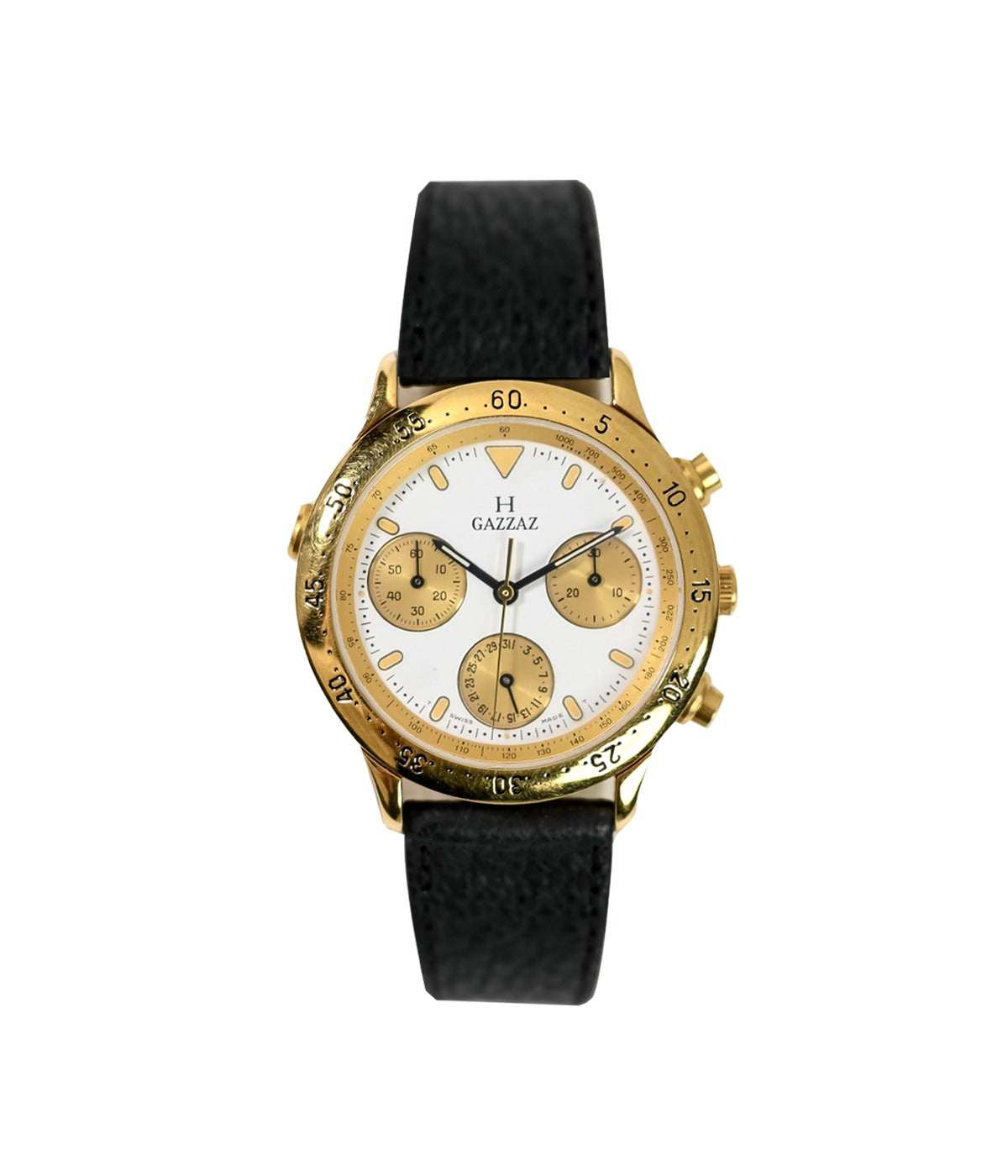 SWISS WATCH QUARTZ WATCH LEATHER STRAP