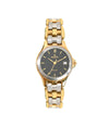 SWISS GENTS QZ WATCH-SILVER/GOLD PLATED METAL