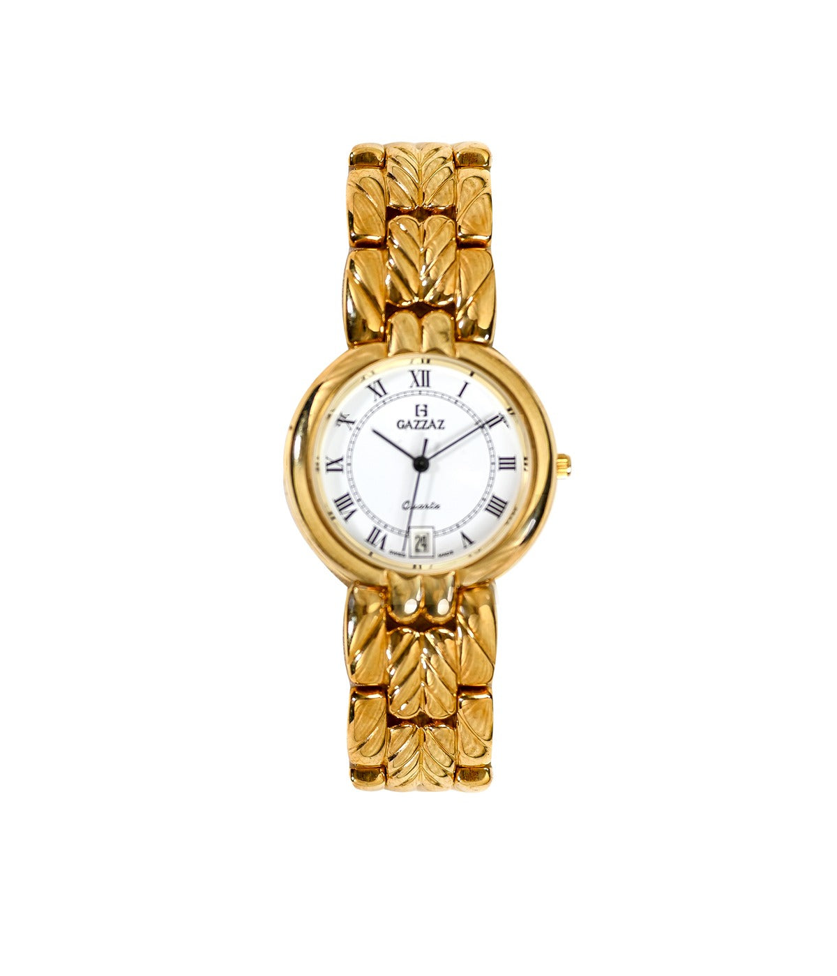 SWISS LADYS QZ WATCH-GOLD PLATED