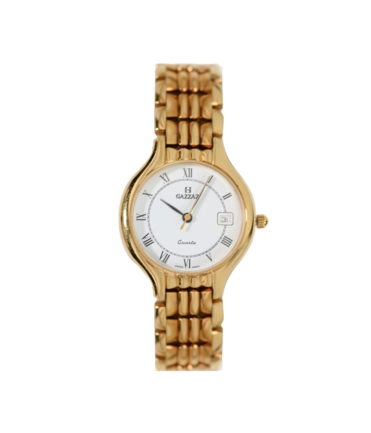 SWISS LADYS QZ WATCH ALL GOLD PLATED