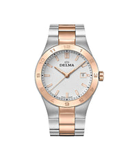 ساعه ديلما سويسري رجالي ستيل بلونين