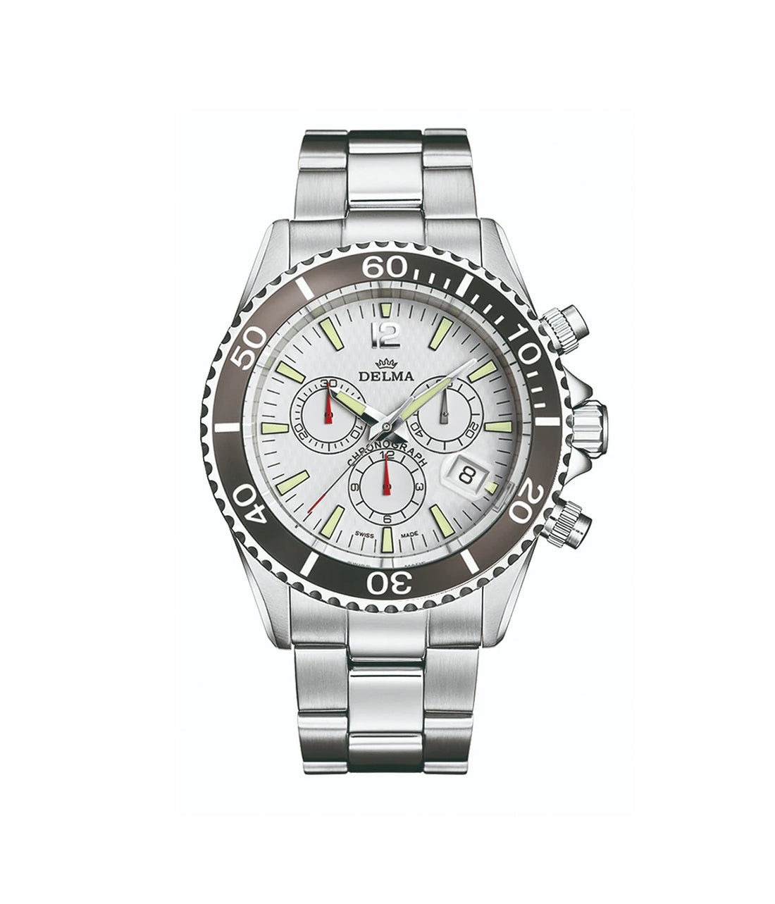 ساعة ديلما سويسرى رجالي ستيل