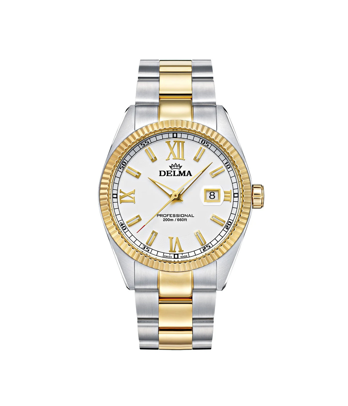 ساعة ديلما سويسري رجالي سي ستار ستيل