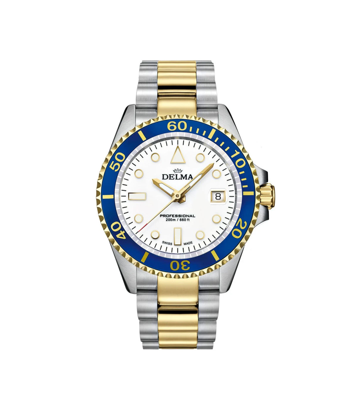 ساعة ديلما سويسري كومود ستيل