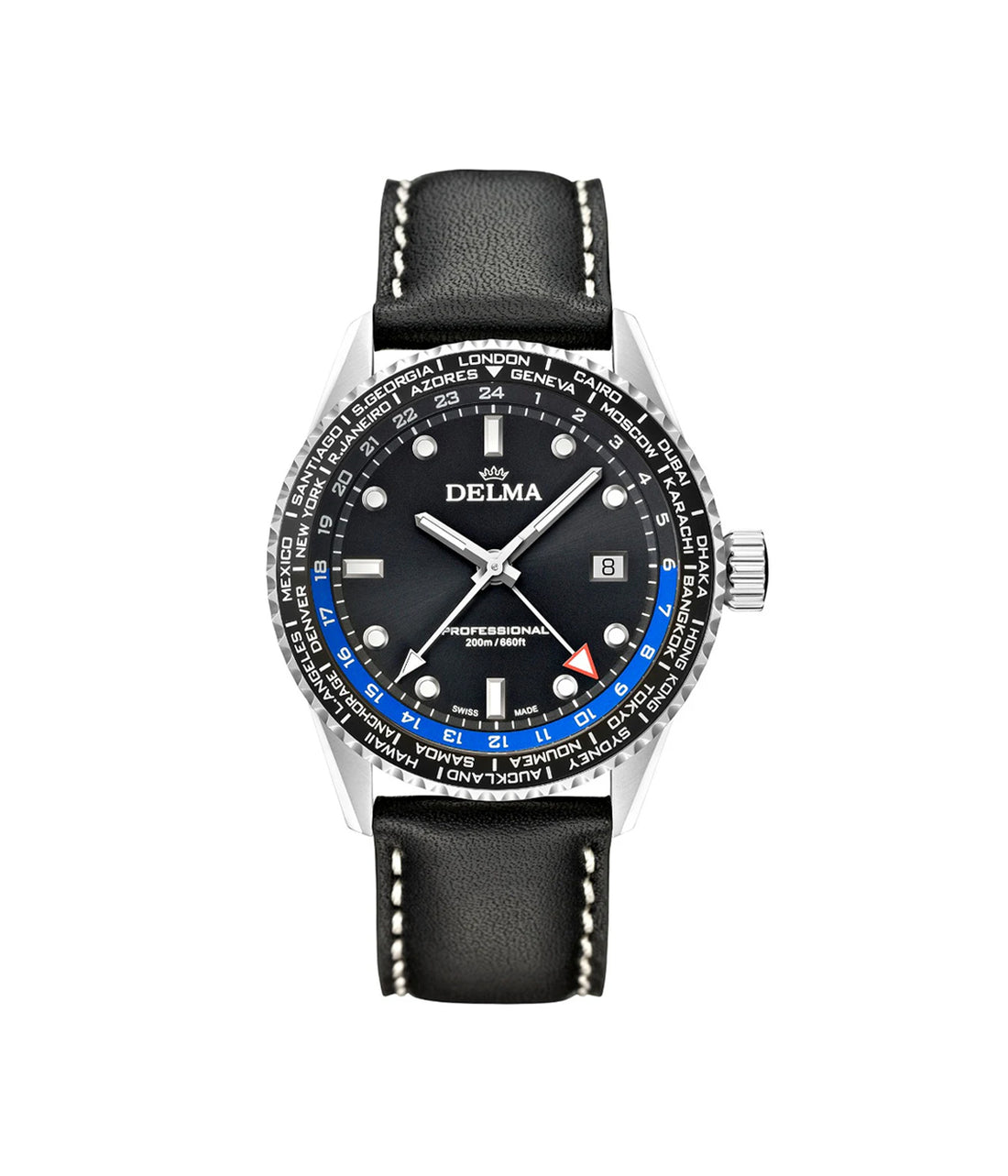 ساعه ديلما سويسري رجالي ستيل