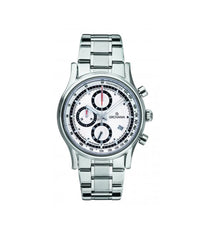 SWISS MADE MAN WATCH STEEL CHRONOGRAPH