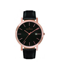 SWISS MADE MAN WATCH STEEL ROSE GOLD