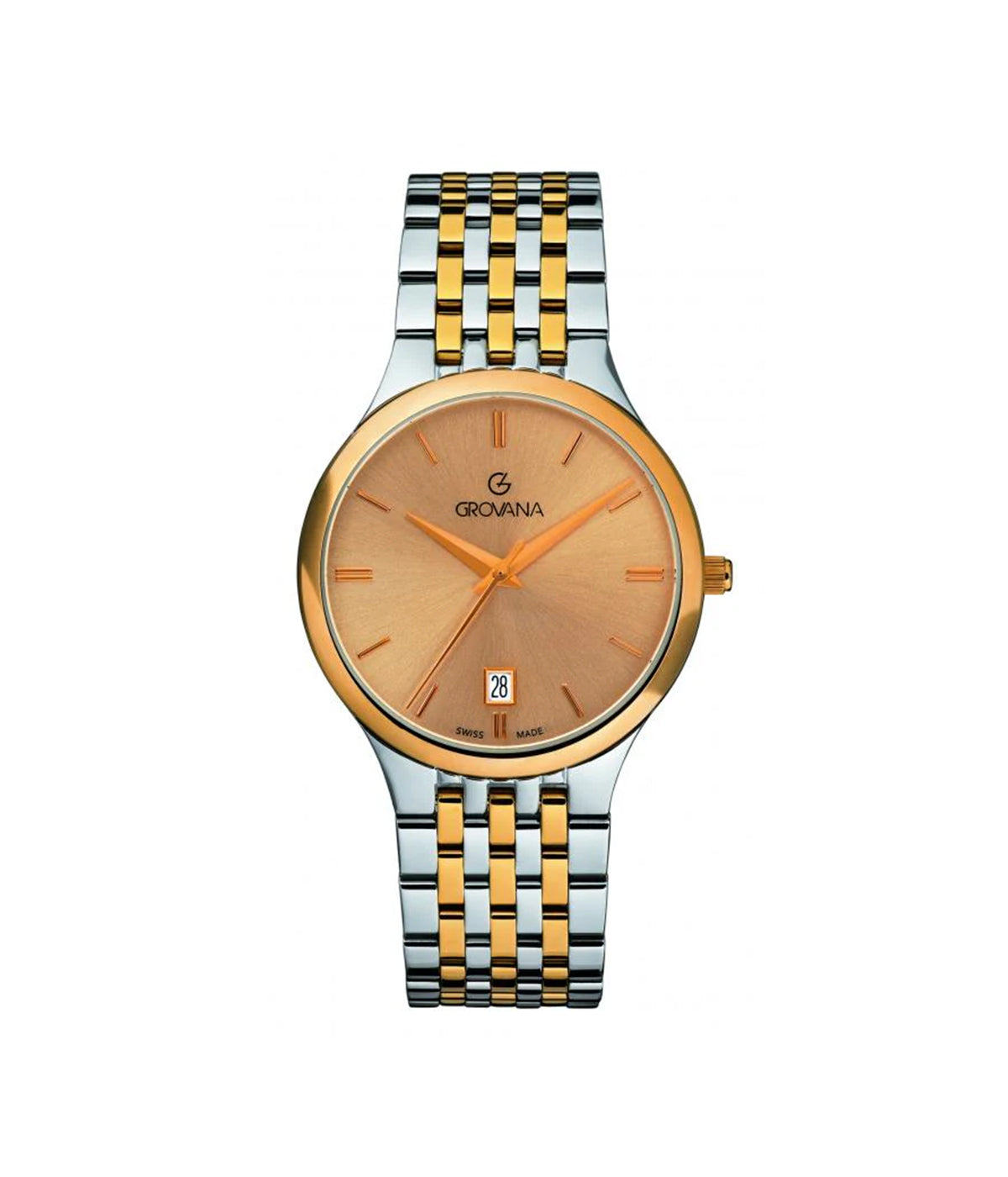 SWISS MADE MAN WATCH STEEL BICOLOR