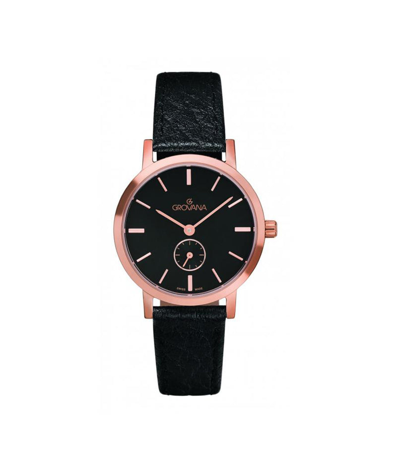 GROVANA SWISS MADE WOMAN WATCH STEEL ROSE GOLD
